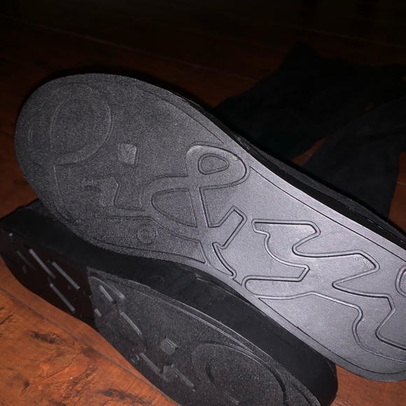 Boots black suede wedge - Picture 5 of 6